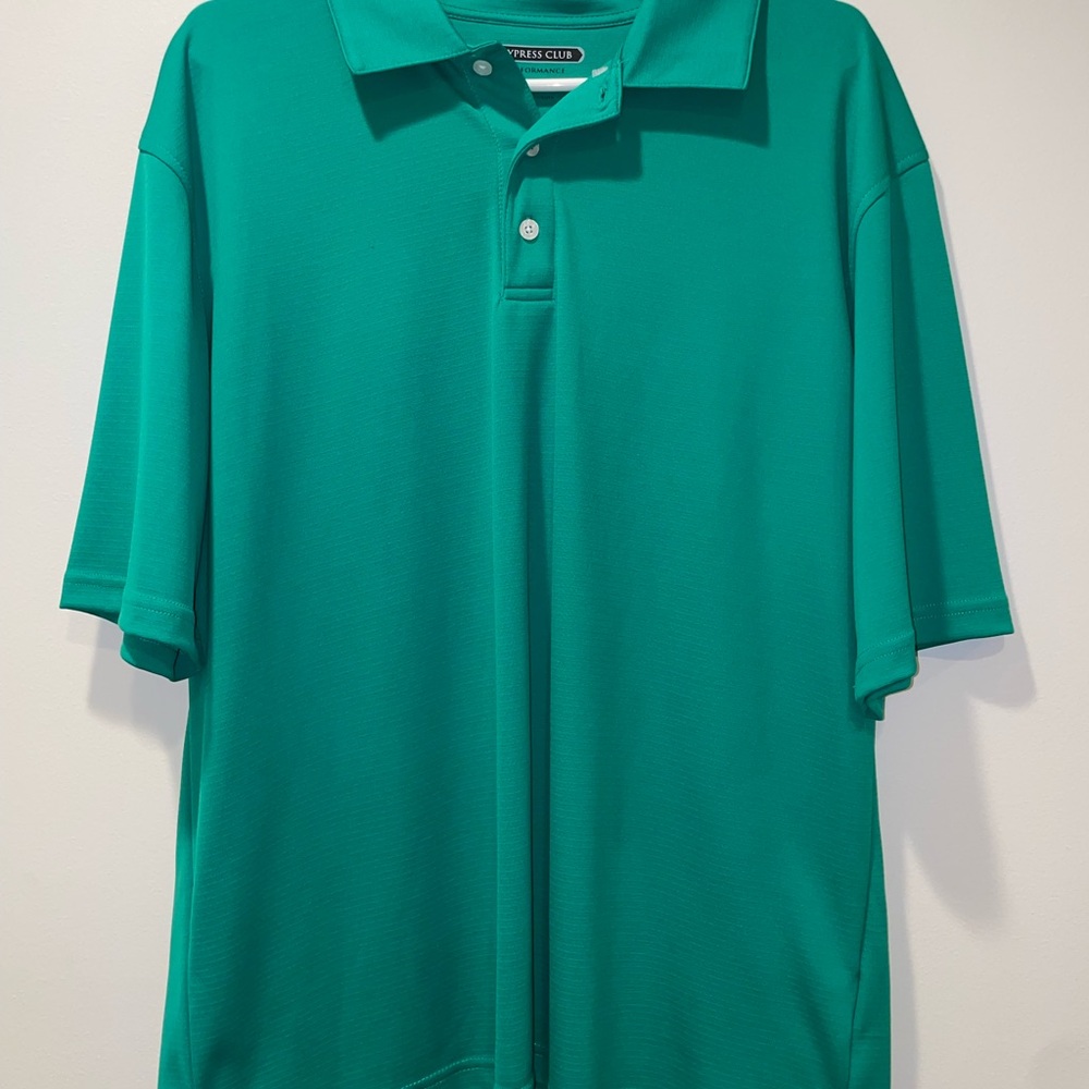 Men’s Teal Green Dri Fit Polo Shirt